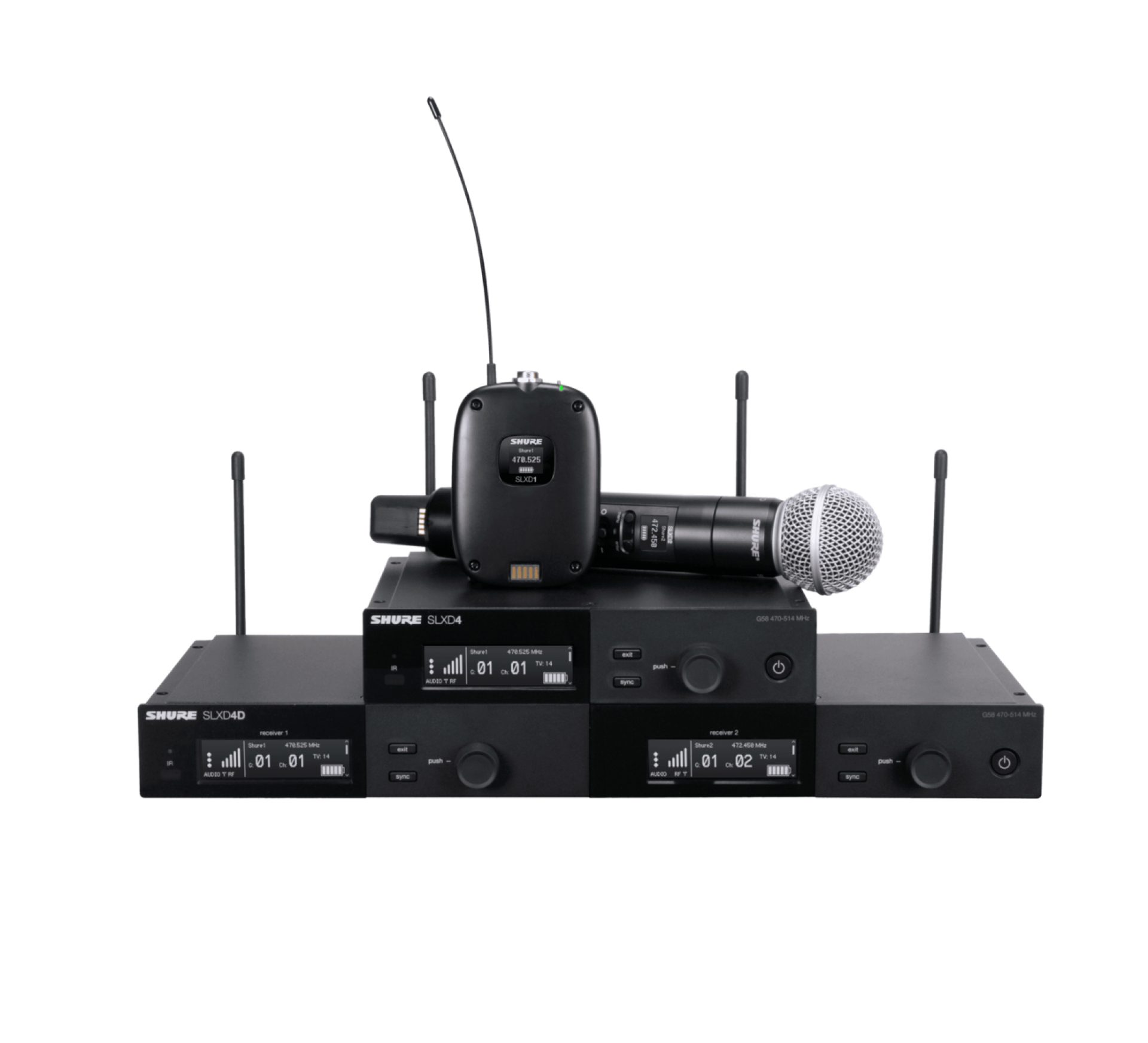 Shure SLX D Digital Wireless Microphone Systems UK Sales